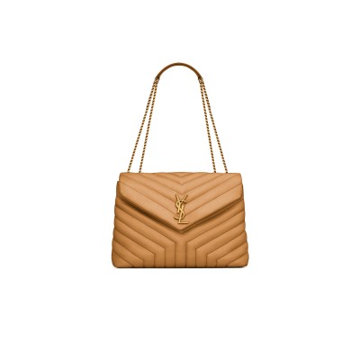 YSL LOULOU MEDIUM IN QUILTED LEATHER 574946DV7272516 (32*22*12cm)